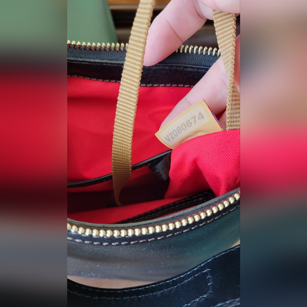 EUC Dooney & Bourke Florentine Leather Small Lucy Bag In Black - Picture 11 of 13